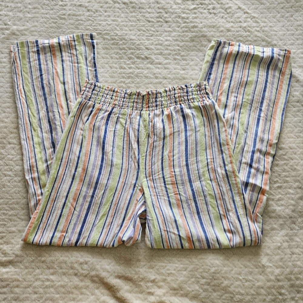 🖤3/$15 Kids Striped Multicolor Lounge Pants, Size XL/14
